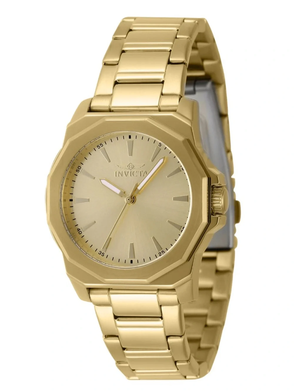 Invicta Gold-Tone Stainless Steel Bracelet Watch - All-Gold Finish